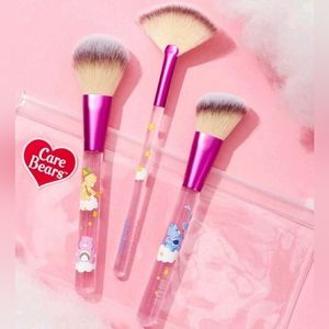 BOGO@50% Care Bears ❤️ 3 Piece Portable Graphic Makeup Brush Set